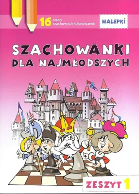 Obrázok produktu pre Šachové knihy pre najmenších - omaľovánky so samolepkami