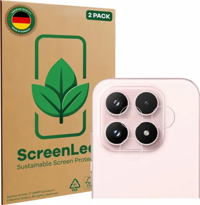 Produktbild von 2x ScreenLeaf Schutzfolie für Xiaomi 17 (NUR Kameraschutz) nachhaltiger Displayschutz Display Schutz Folie Klar Transparent