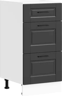 Immagine prodotto di vidaXL Base da cucina "Porto" in legno nero