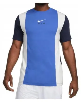 Produktbild von Nike Herren Kurzarm T-Shirt FN7702480 in Dunkelblau und Weiß