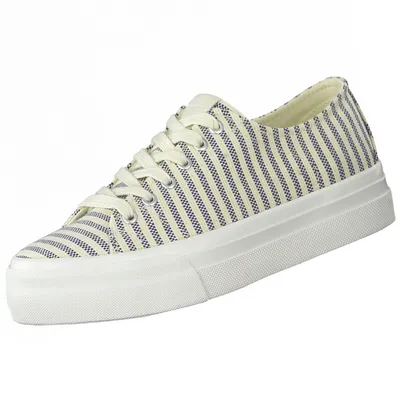Produktbild von TAMARIS Damen Plateau Sneakers Beige/Blau