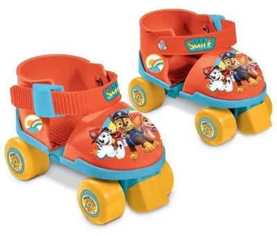 Image de Ensemble de rollers Paw Patrol, taille réglable 22-29, protections incluses, max. 20 kg