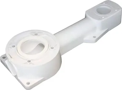 Image de Talamex Pied De Wc Avec Prise Et Joint De Cuvette Argent Argent One Size