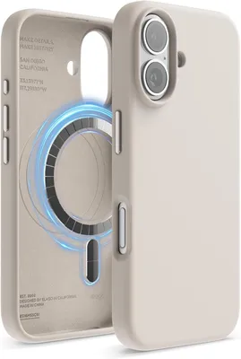 Produktbild von Elago MagSafe Silikonhülle für iPhone 16 Stone
