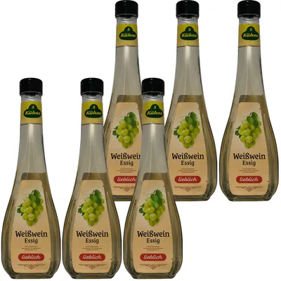 Produktbild von Kühne Exquisit Fein-würziger Weißweinessig VPE (6x0,5l Flasche)