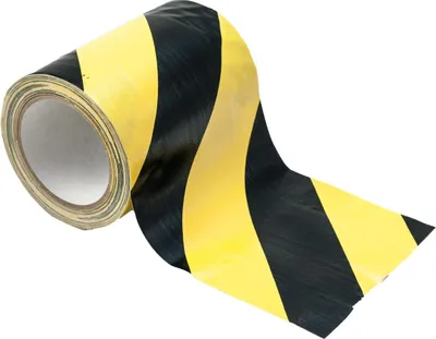 Produktbild von Kabelbrücke gelb/schwarz 150mm x 15m