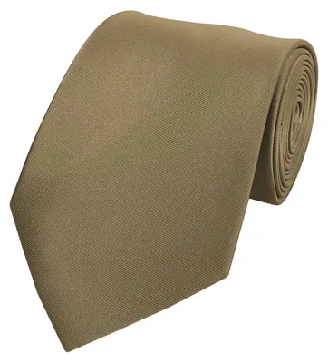 Produktbild von Fabio Farini - 1 Stück einfarbige Herren Schlips - Unicolor Krawatte in 6cm oder 8cm Breite Breit (8cm), Kupfer perfekt als Geschenk