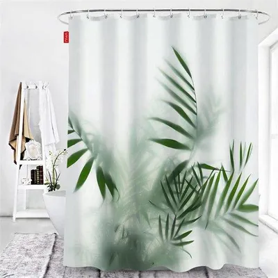 Image de Rideau de douche imperméable 240 x 200 cm, anti-moisissure