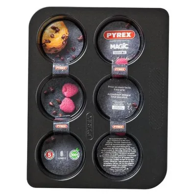 Image de Moule à muffins pour 6 muffins - Pyrex | Magic