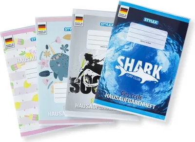 Produktbild von Stylex Hausaufgabenheft "das coole" DIN A5 44 Blatt 1 Stück