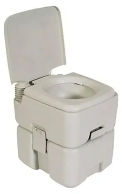 Produktbild von BURI Tragbare Camping-Toilette 'Double flush 20'