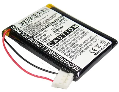 Image de subtel 1x Batterie pour Télécommande Compatible avec Philips PRESTIGO SRT9320/10, 2577744, 2669577, 242252600214 - (850mAh, 3.7V)
