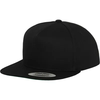 Immagine prodotto di FLEXFIT 6007 | Classic 5 Panel Snapback Cap / Berretto / Cappello - Colore: Nero - Taglia: Unica