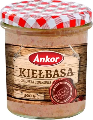 Image de Ankor Konserwa kiełbasa chłopska czosnkowa 300 g