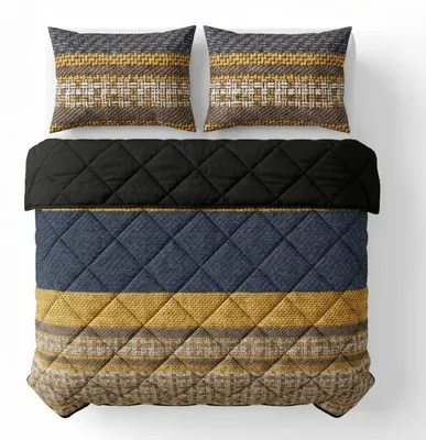 Produktbild von Sleeptime Lazy Bettdecke Altor Anthrazit 240 x 200 Mit Kissenbezüge cm