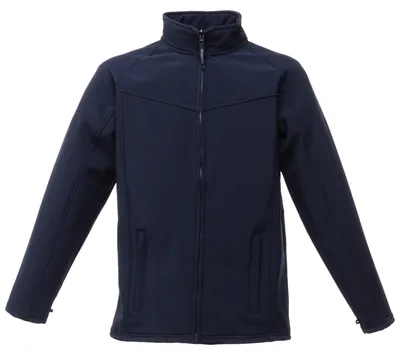 Produktbild von Regatta Uproar Herren Softshell-Jacke / Fleece-Jacke FK537 (2XL) (Marineblau/Marineblau)