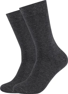 Produktbild von Camano Uni-Socken 2 Paar mit Softbund anthrazit 43 - 46