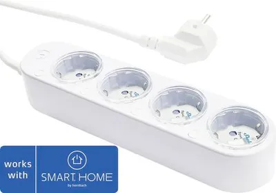 Produktbild von Shelly Power Strip 4 Gen4 IP 20 weiß - Kompatibel mit SMART HOME by hornbach