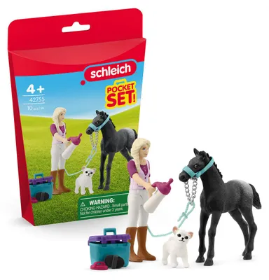 Produktbild von schleich HORSE CLUB Pflegeset für Fohlen, Tier, Horses, Pocket Sets, 5 Jahr(e), Mehrfarbig