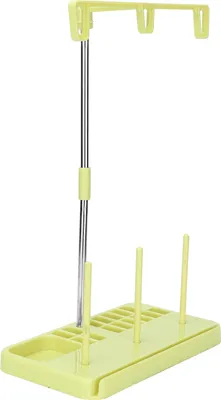 Image de 3 bobines de fil Support amovible pour outils de couture ménagers Support de bobines pour machine Jaune
