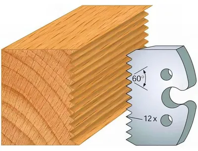 Image de Jeu de 2 Contre-fers Profilés Acier HT 48 x 5,3 mm - N°203 Enture multiple 4 mm - NE COUPE PAS car Contre-fers - Diamwood