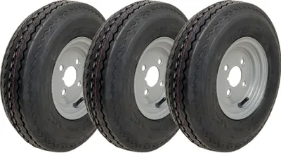 Obrázok produktu pre 4.80/4.00-8 Kolesá pre prívesy 6-vrstvové Vysokorýchlostné cestné kolesá 345 kg 4" PCD (sada 3)