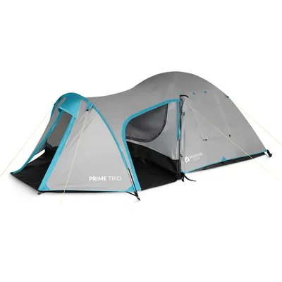 Produktbild von MOUNTAIN GOAT PRIME TRIO Tunnelzelt 3 Personen, Vorraum, 4000 mm, Boden 6000 mm, grau