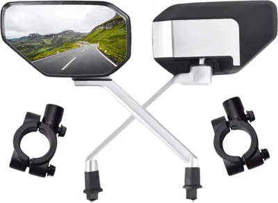 Produktbild von EDIBAZZAR | Fahrradrückspiegel 360 Drehspiegel 2er Set