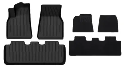 Image de Tapis de sol, imperméables, antidérapants, lot de 6, double épaisseur