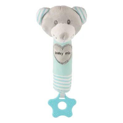 Produktbild von Baby Mix Bear Mint Pfeifendes Plüschtier mit Beißring