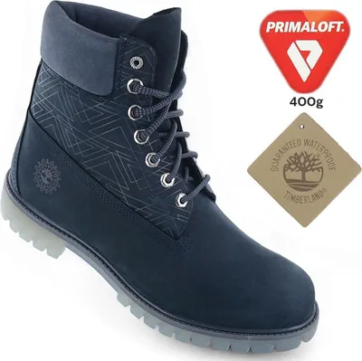 Produktbild von Timberland Premium 6 Inch Boots WP Waterproof - Herren Winter Stiefel Leder Blau TB0A2P6W-W06 , EU 43 US 9