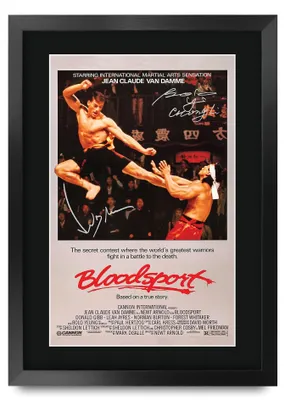 Produktbild von Elzusha – es A3-Poster von "Bloodsport" mit Unterschriften