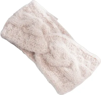 Produktbild von 12er-Set Damen Stirnbänder im Winter, gestrickt und elastisch, bequem für Mädchen und Damen