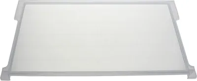 A clear product shot of a refrigerator shelf.