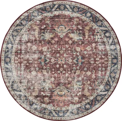 Produktbild von Interiyou Waschbarer Teppich Gent Multicolor ø 120 cm rund