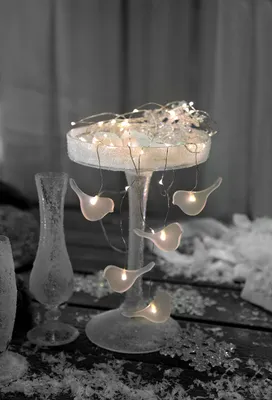 Obrázek produktu pro Bateriový LED dekorační řetěz pro ptáky DEW DROP