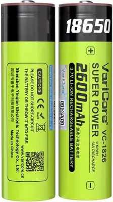 Produktbild von VariCore VC-1826 Plus 18650 Li-ion Akku 2600mAh
