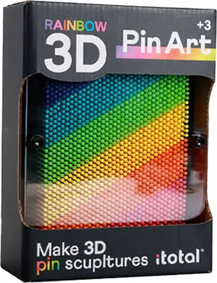 Produktbild von PinArt Groß 3D Abdruck Regenbogen Spielzeug Kunstwerk Mehrfarbig