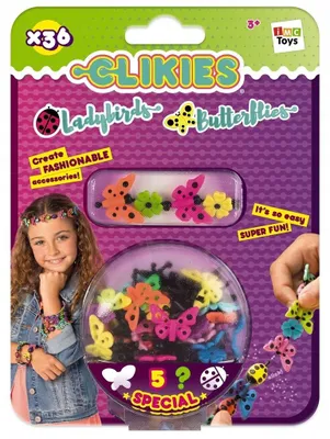 Produktbild von TM Toys Clikies Bastelschmuck Kreativ-Set 36 Teile