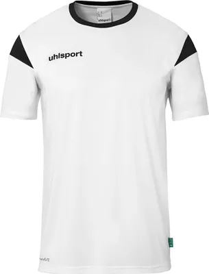 Image de Uhlsport Squad 27 Maillot Manches Courtes Enfants - Blanc / Noir  | Taille: 152