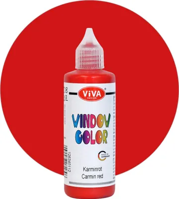 Produktbild von ViVA DECOR Window Color 80ml, Karminrot