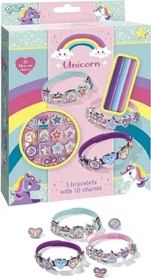 Produktbild von Totum Slide Charm Bracelets, Armbänder-Bastelset für Kinder, 3 Jahr(e), Mehrfarbig