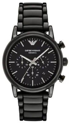 Produktbild von Emporio Armani AR1507 Herren-Armbanduhr, Keramik-Gehäuse, Keramik-Armband