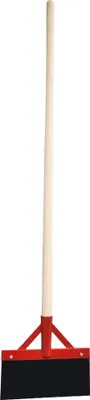 Produktbild von Stoßscharre 30 cm mit Strebe + Hartholz-Stiel 120 cm lang Eisscharre Betonschaber Eiskratzer Scharre Eisschieber Schneeschieber für Eis Teerreste Betonreste