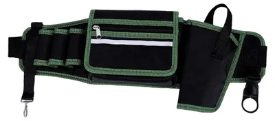Produktbild von Werkzeuggürtel, Verstellbarer Arbeitsgürtel, Arbeitsschürze, Werkzeugtasche mit Schnellverschluss, Taillenhalter für Elektriker, Bauarbeiter, Bauunternehmer, Klempner
