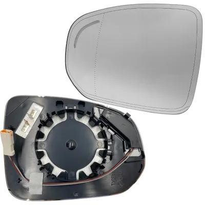 Produktbild von BILMAX Links Außenspiegelglas Ersatz für Volvo XC60 2017-2022, Beheizbar, Blind Spot Assistent (BLIS), mit Trägerplatte (Fahrerseite)