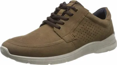 Obrázek produktu pro Ecco Pánské šněrovací boty Sportovní gumová podrážka Brown