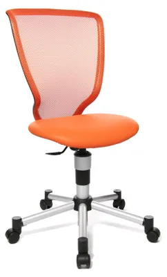 Kinderdrehstuhl Titan Junior Orange, höhenverstellbar