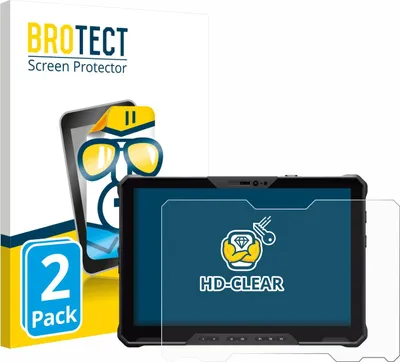 Produktbild von 2x Für Dell Pro Rugged 12 RA02260 Schutzfolie BROTECT Displayschutz Display Schutz Folie Klar Transparent