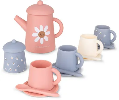Image de Ensemble de jouets de bain en silicone « Swim Essentials » - Multicolore - Fleur de marguerite